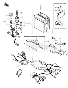 KLT 250 A [KLT250] (A2) [KLT250] drawing CHASSIS ELECTRICAL EQUIPMENT -- 83 A2- -