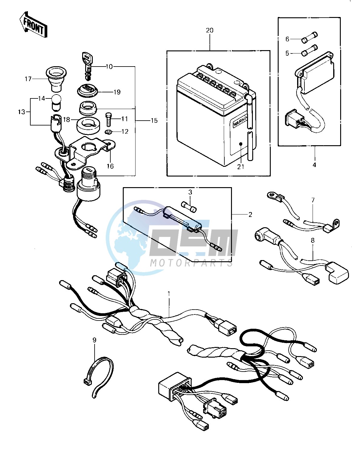 CHASSIS ELECTRICAL EQUIPMENT -- 83 A2- -