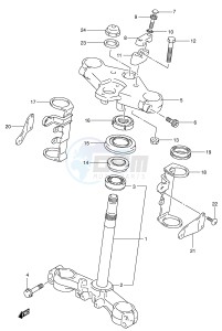 SV650S (E2) drawing STEERING STEM (SV650X UX Y UY)