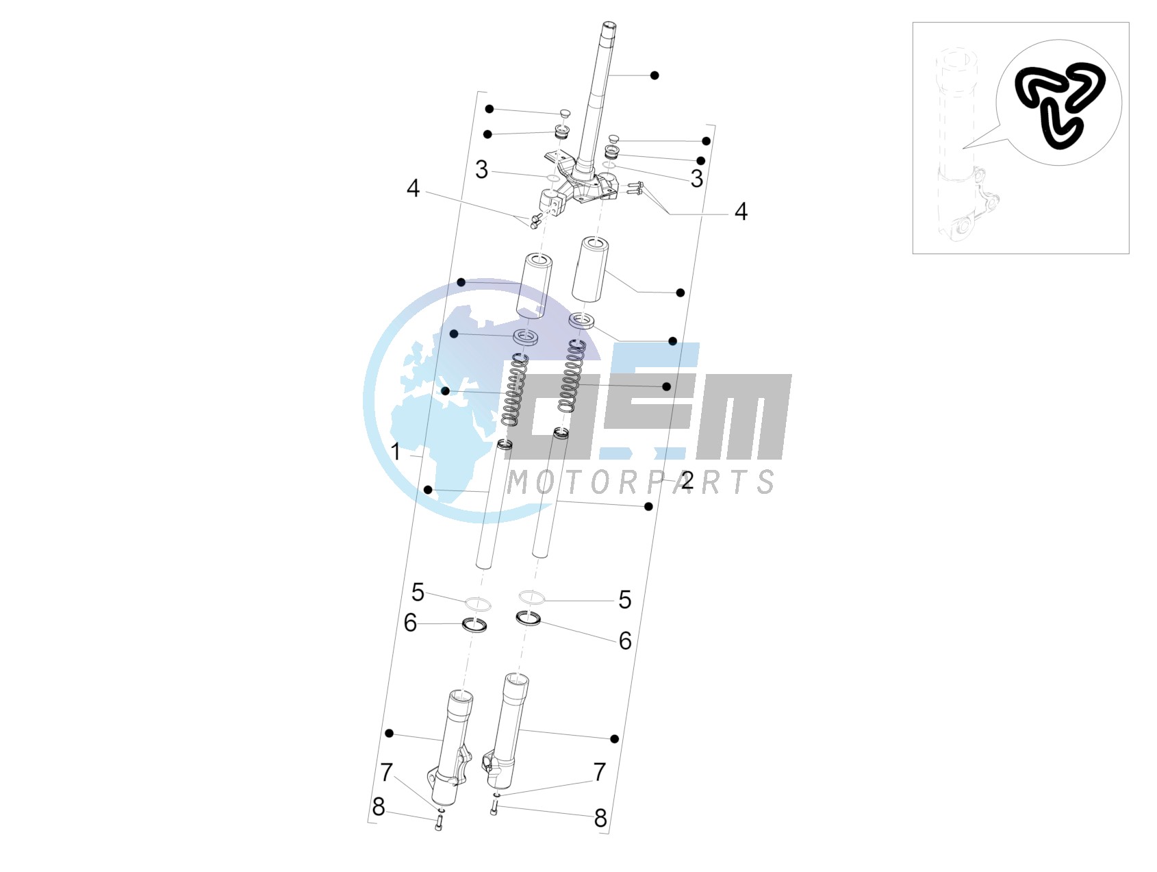 Fork's components (Wuxi Top)