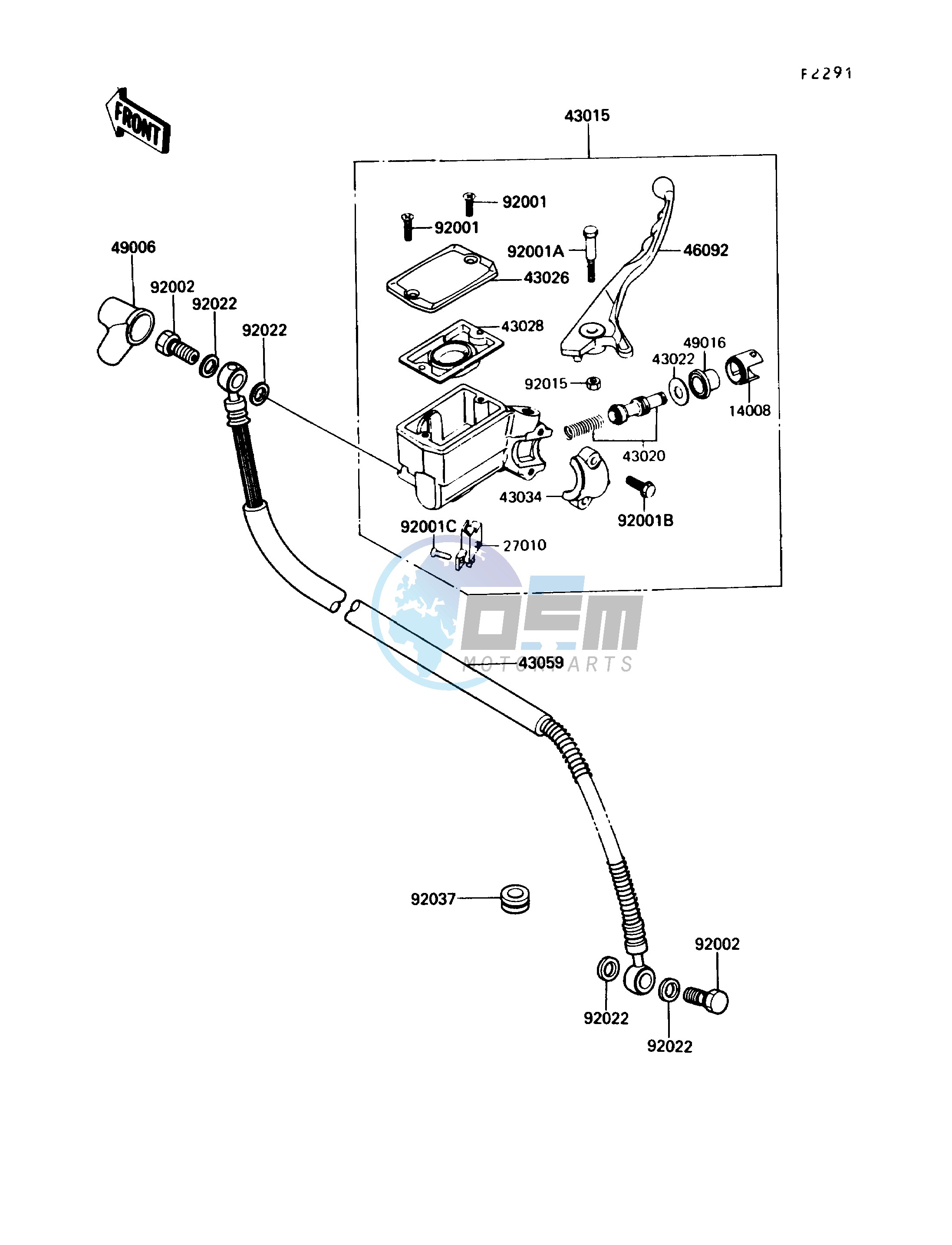 FRONT MASTER CYLINDER