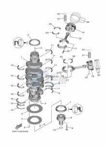 F425AST drawing CRANKSHAFT--PISTON