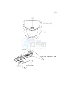 KLX125 KLX125CFF XX (EU ME A(FRICA) drawing Decals