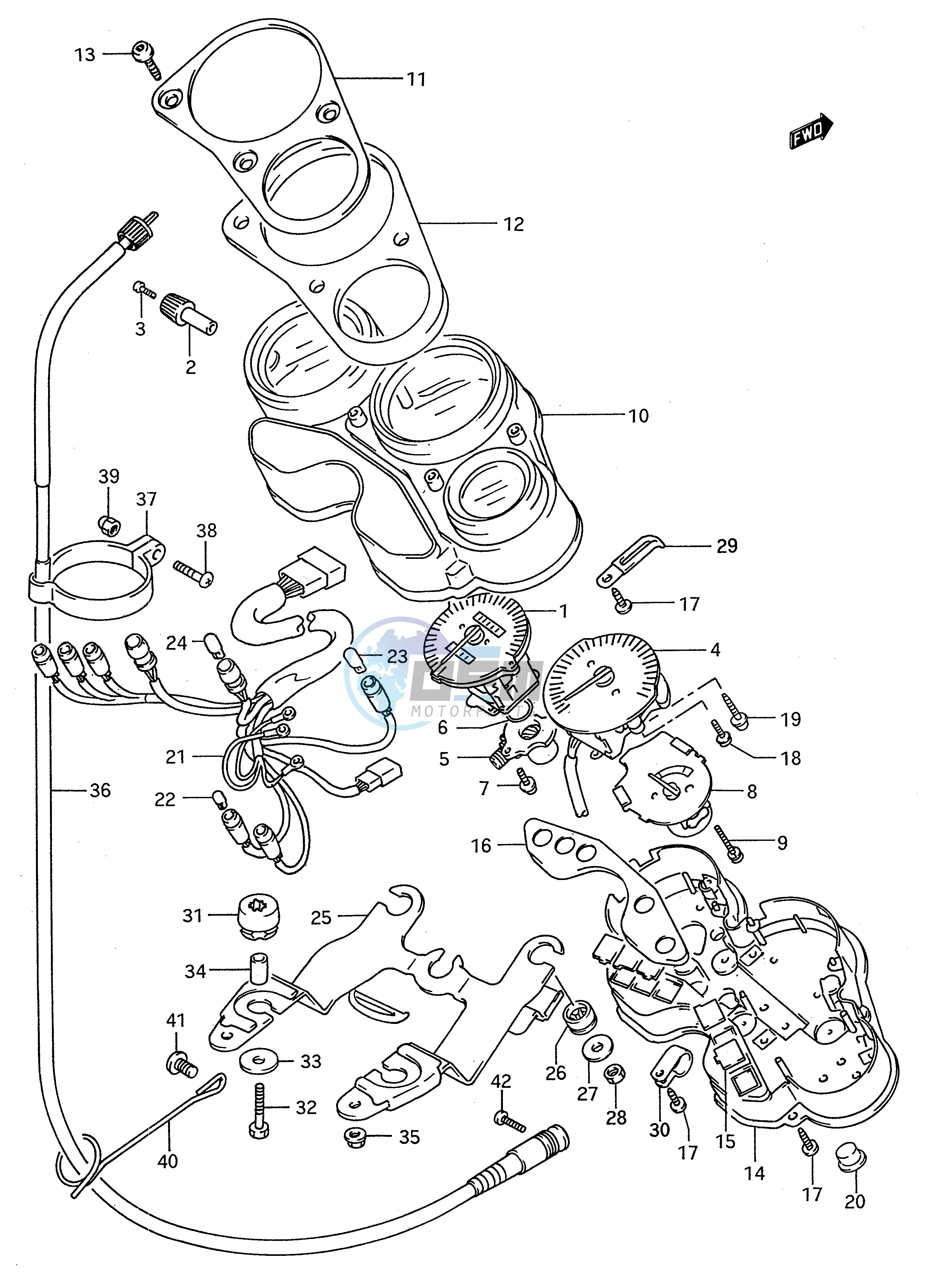 SPEEDOMETER (MODEL N P)