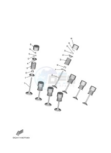 YXF850ES YXF85WPSJ WOLVERINE X (BG41) drawing VALVE