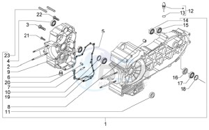 Beverly 500 (USA) USA drawing Crankcase