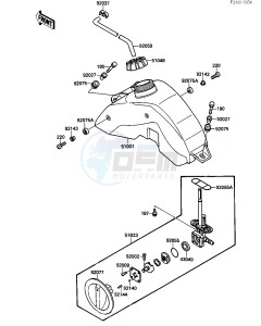 KXF 250 A [TECATE 4] (A1-A2) [TECATE 4] drawing FUEL TANK