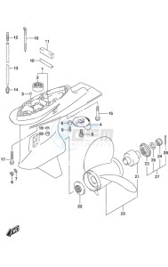 DF 90A drawing Gear Case