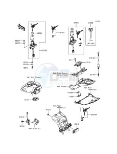 NINJA ZX-10R ABS ZX1000KFFA FR XX (EU ME A(FRICA) drawing Ignition Switch