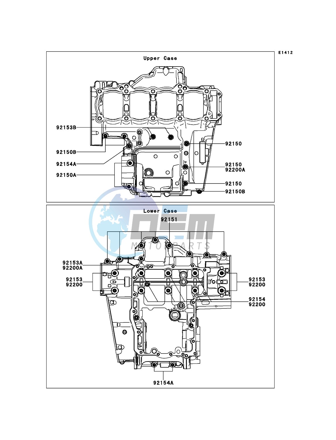 Crankcase Bolt Pattern