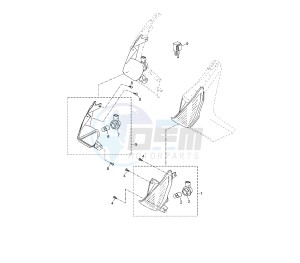 YP R X-MAX 125 drawing FLASHER LIGHT