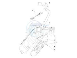 Sprint iGET 125 4T 3V ABS (EMEA) drawing Silencer