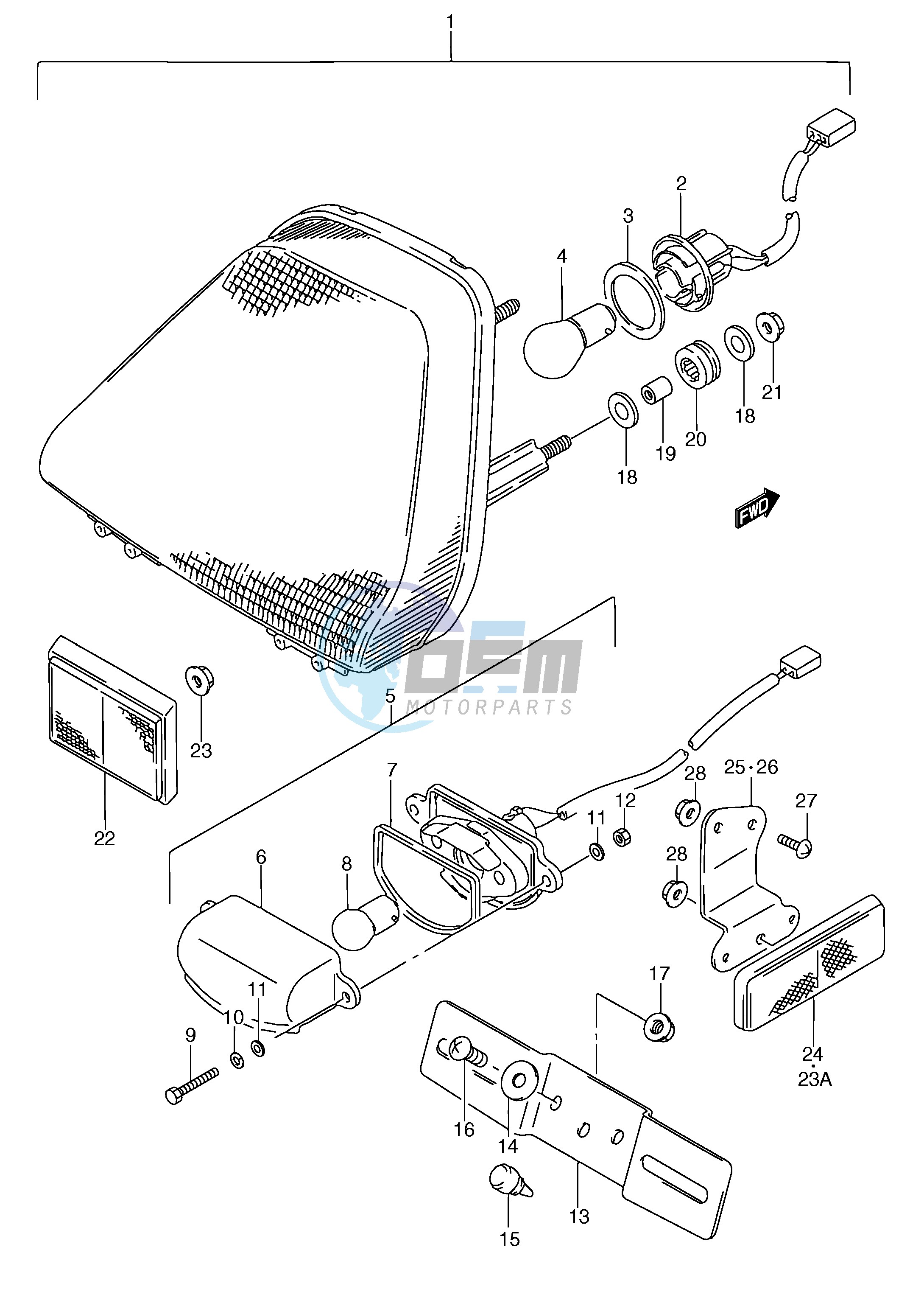 REAR COMBINATION LAMP