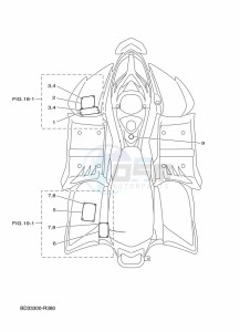 YFM90R (BD3R) drawing EMBLEM & LABEL 1