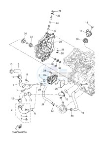 MTT690-U MT-07 TRACER TRACER 700 (BC62 BC62 BC62 BC62 BC62) drawing WATER PUMP