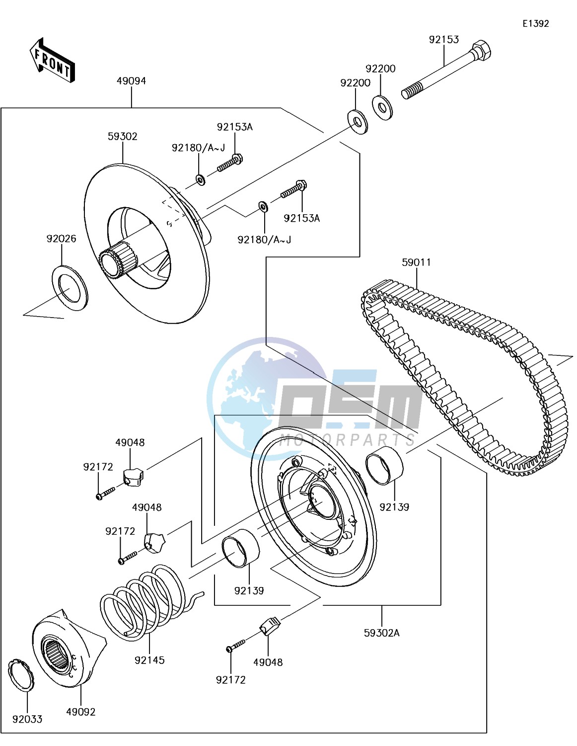 Driven Converter/Drive Belt