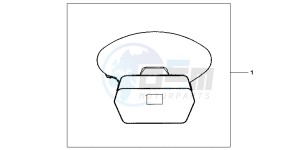 NC700DD INTEGRA E drawing INNERBAG TOPBOX