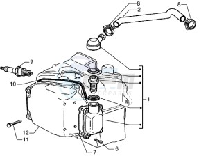 DNA 125 drawing Oil drain valve