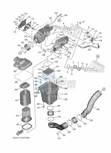 YXF850E YXF85WPBL (BAR7) drawing INTAKE