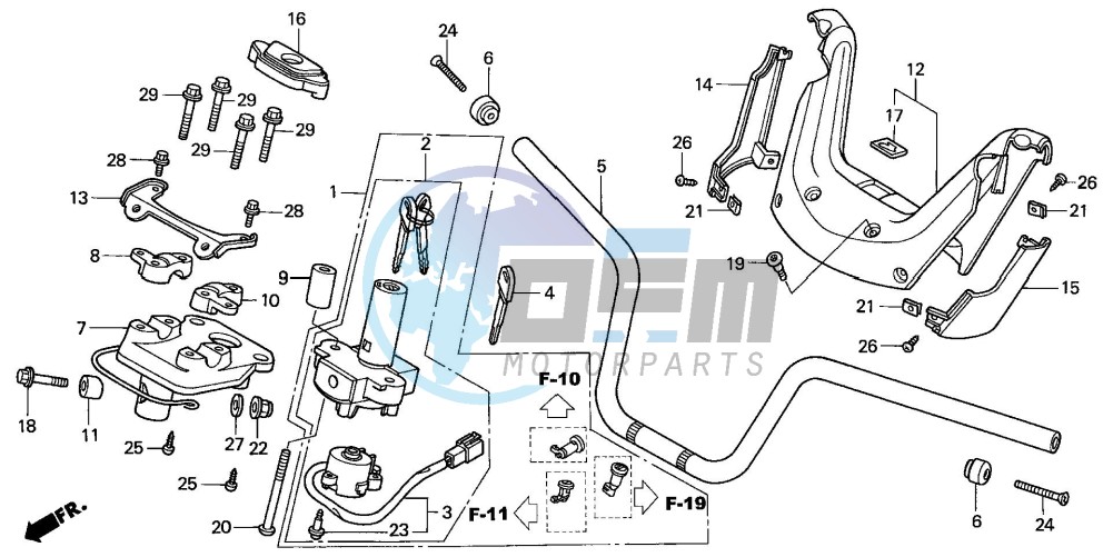 HANDLE PIPE/HANDLE COVER (NSS2501/NSS250A)