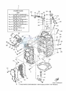 F250DETU drawing CYLINDER--CRANKCASE-1