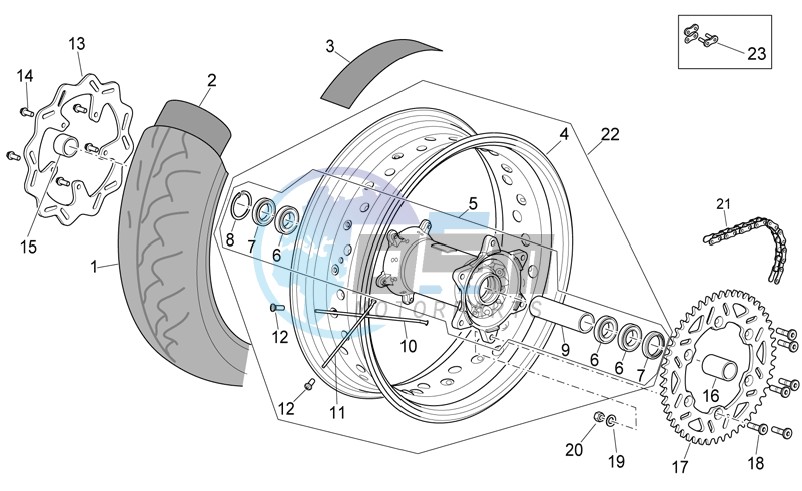 Rear wheel II