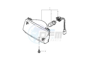 CT SS 50 drawing HEADLIGHT