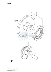 GSF-1250S ABS BANDIT EU drawing STARTER CLUTCH