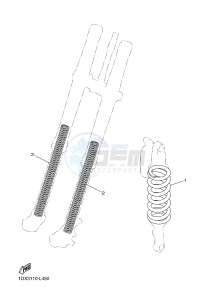 WR450F (1DX9 1DX6 1DX8 1DX7) drawing ALTERNATE FOR CHASSIS