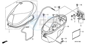 NVS502SH9 TU drawing SEAT/LUGGAGE BOX