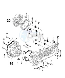 FIGHT 4 50 4T ICEBLADE drawing CRANKCASE