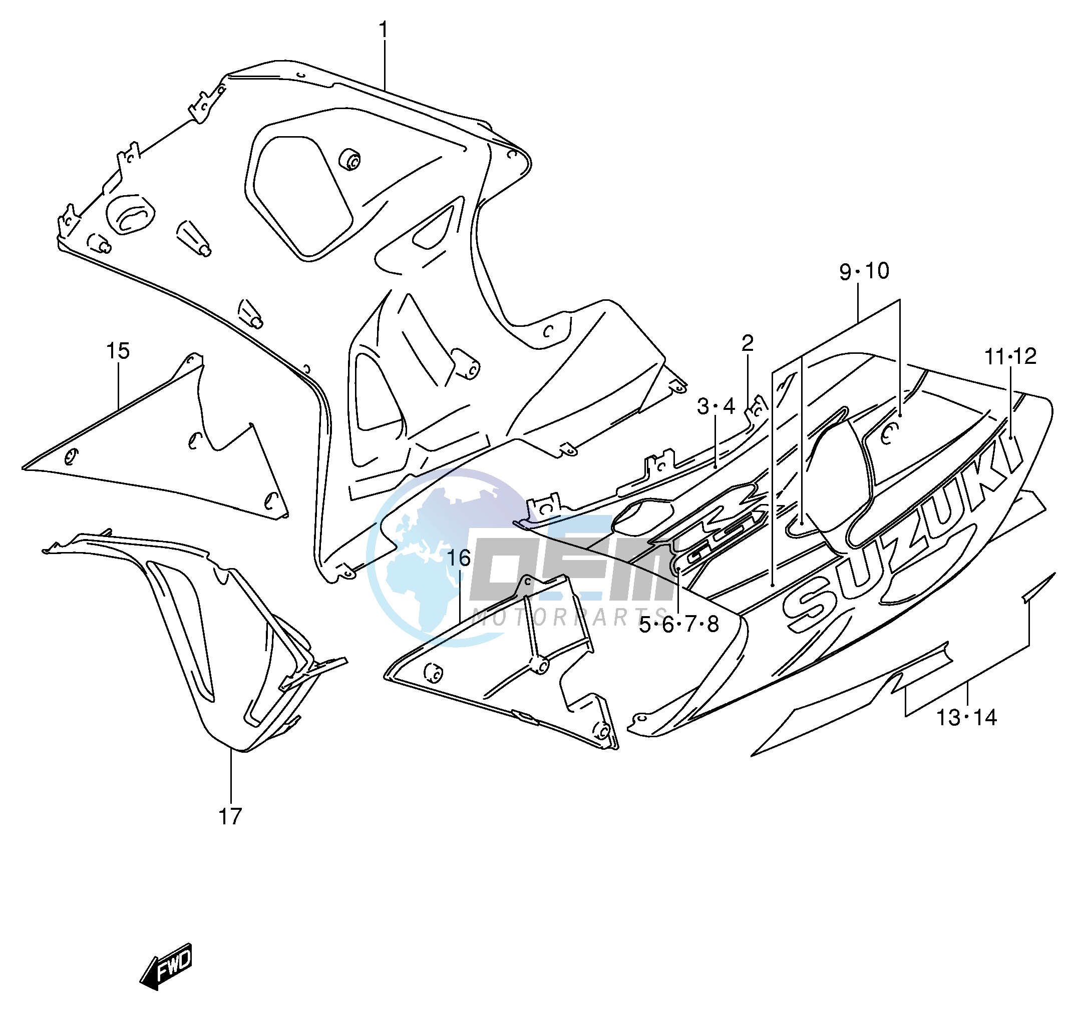 UNDER COWLING (MODEL K2)