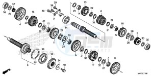 CBR1000S2H 2ED - (2ED) drawing TRANSMISSION