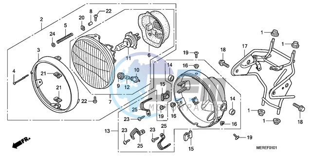 HEADLIGHT (CBF600N/NA)