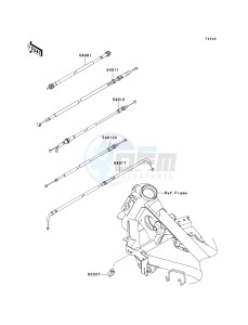 EX250 J [NINJA 250R] (J8F-J9FA) J9FA drawing CABLES