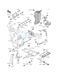 KL 650 B [TENGAI] (B2-B3) [TENGAI] drawing FRAME FITTING