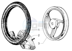 CIAO EURO2 50 drawing Rear Wheel