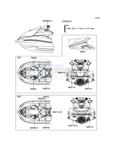 JET_SKI_ULTRA_300X JT1500HDF EU drawing Labels