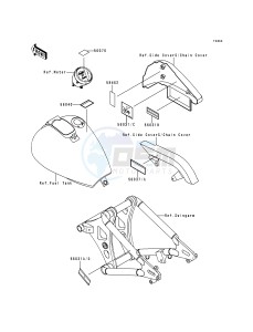 VN 800 B [VULCAN 800 CLASSIC] (B1-B5) [VULCAN 800 CLASSIC] drawing LABELS