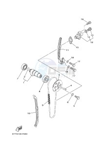 YFM350 YFM35RD RAPTOR 350 (1BSA 1BS9) drawing CAMSHAFT & CHAIN