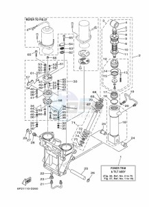 F250BETX drawing TILT-SYSTEM-1