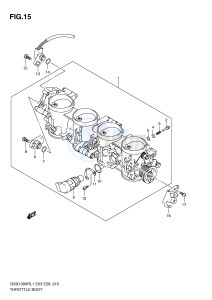 GSX1300R (E3-E28) Hayabusa drawing THROTTLE BODY (GSX1300RL1 E33)