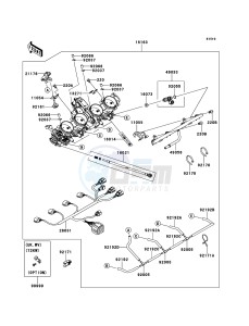 1400GTR ZG1400A8F FR GB XX (EU ME A(FRICA) drawing Throttle