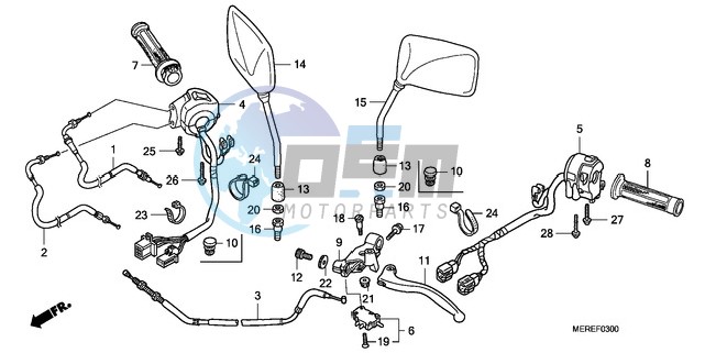 HANDLE LEVER/SWITCH/CABLE