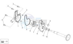 SXV 450-550 Street Legal drawing Water pump