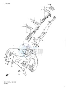 GSX-R1000 drawing FRAME