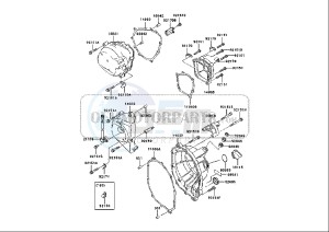 ZX-6R NINJA - 636 cc (EU) drawing CRANKCASE COVER