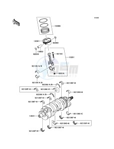 NINJA_ZX-6R ZX600P8F FR GB XX (EU ME A(FRICA) drawing Crankshaft/Piston(s)