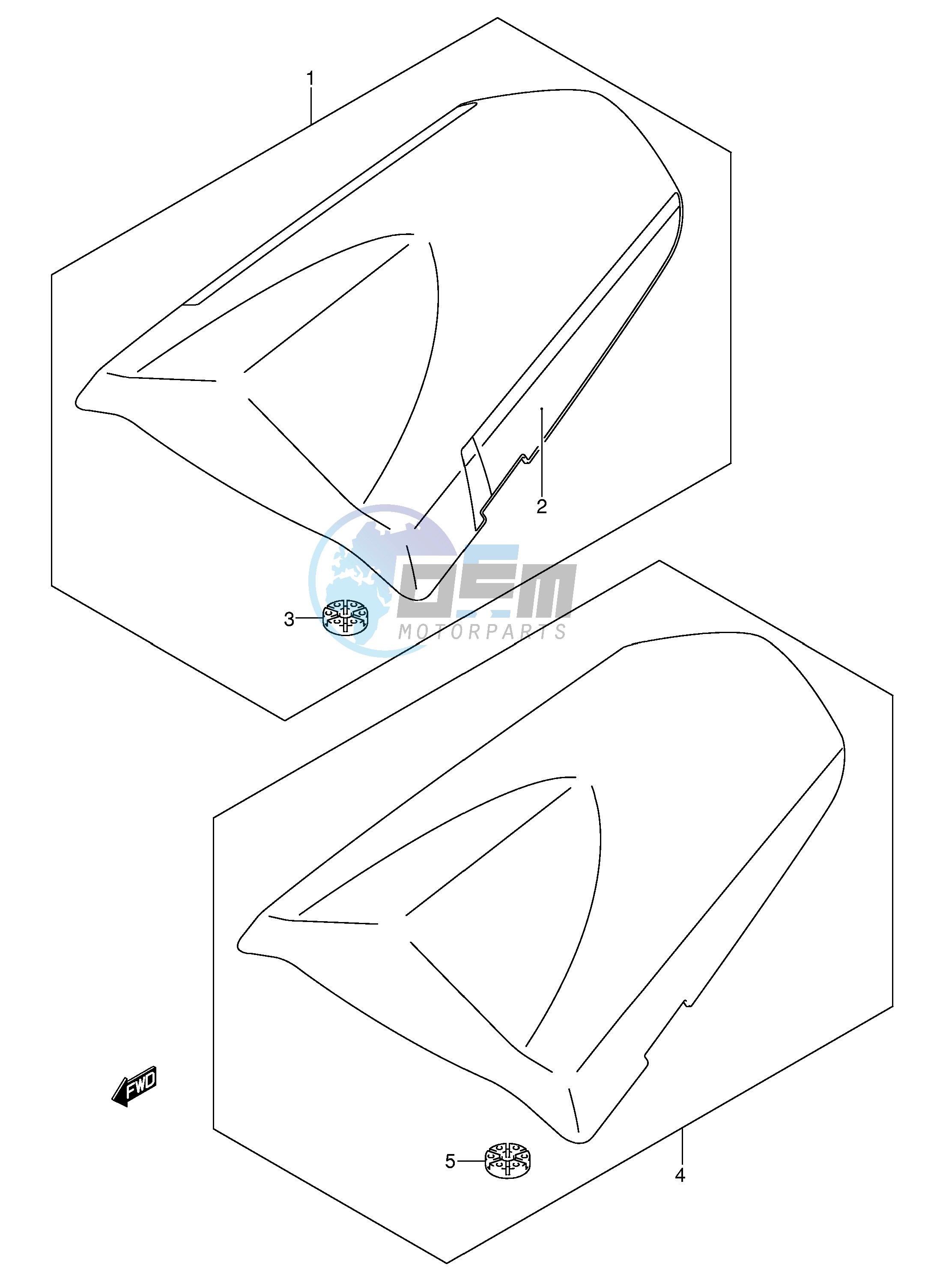 SEAT TAIL BOX (MODEL K4)