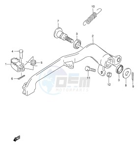 RMX250 (E1) drawing REAR BRAKE